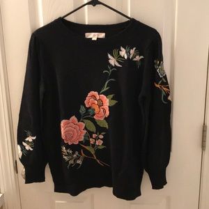 Loft Floral Sweater
